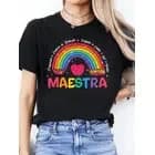Miniatura 4 de Camiseta Feminina Espanhol Maestra