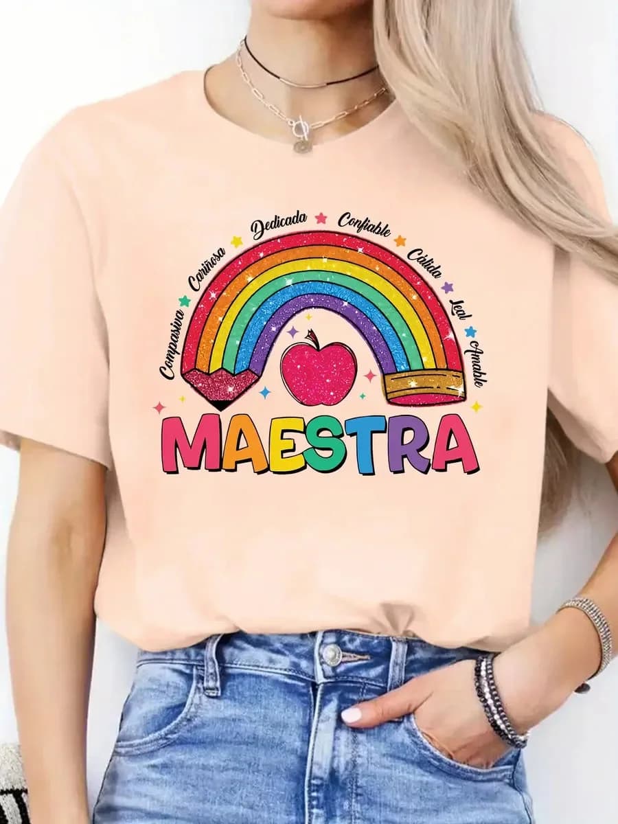 Miniatura 3 de Camiseta Feminina Espanhol Maestra