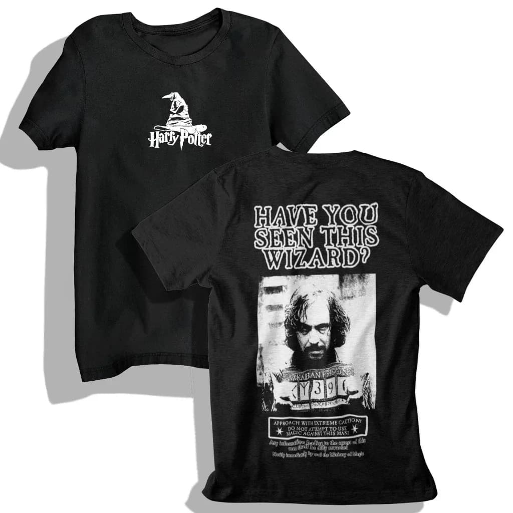 Miniatura 4 de Camiseta Harry Potter Dobby Elfo Hogwarts Magica Sirius Black Azkaban Lord Voldemort Relíquias