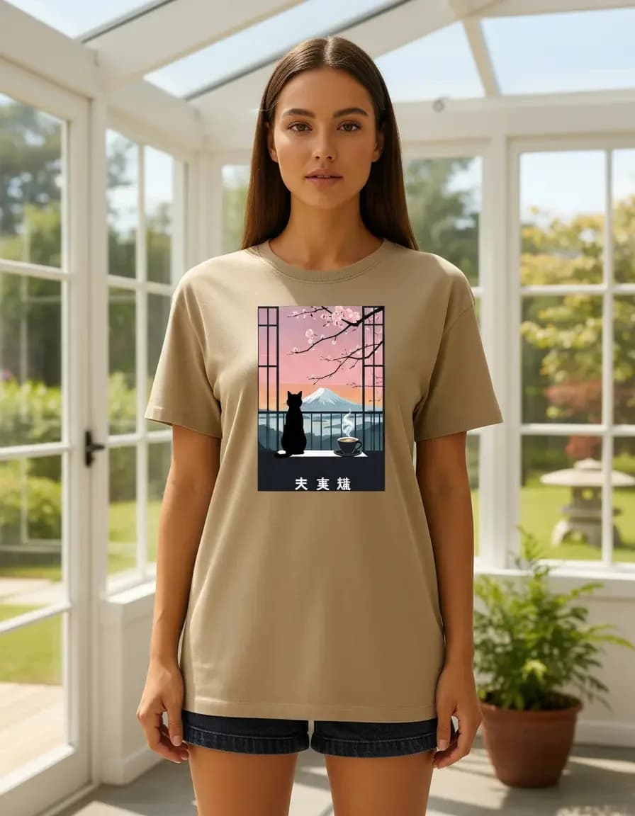 Miniatura 5 de Camiseta Unissex Gato