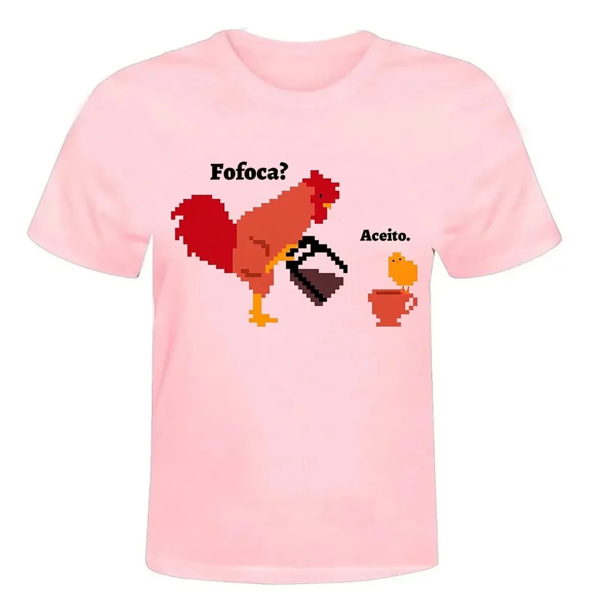 Miniatura 3 de Camiseta Frase Engraçada Fofoca Eu Aceito