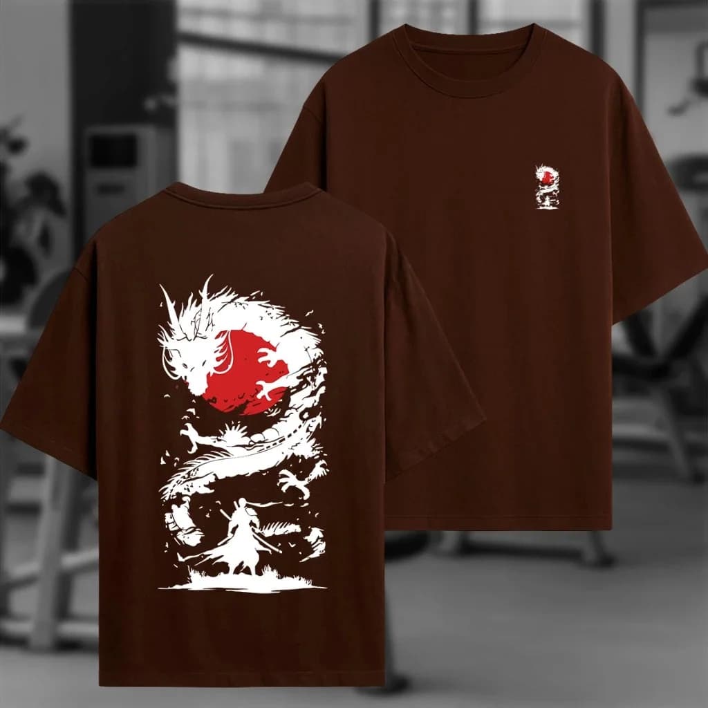 Miniatura 4 de Oversized Samurai e Dragão