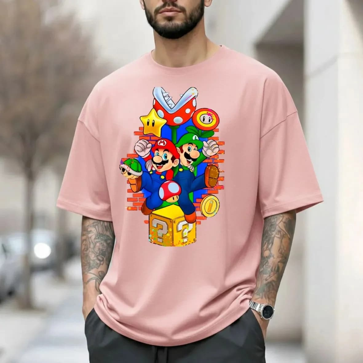 Miniatura 1 de Camiseta Super Mario, Luigi, Geek Nintendo