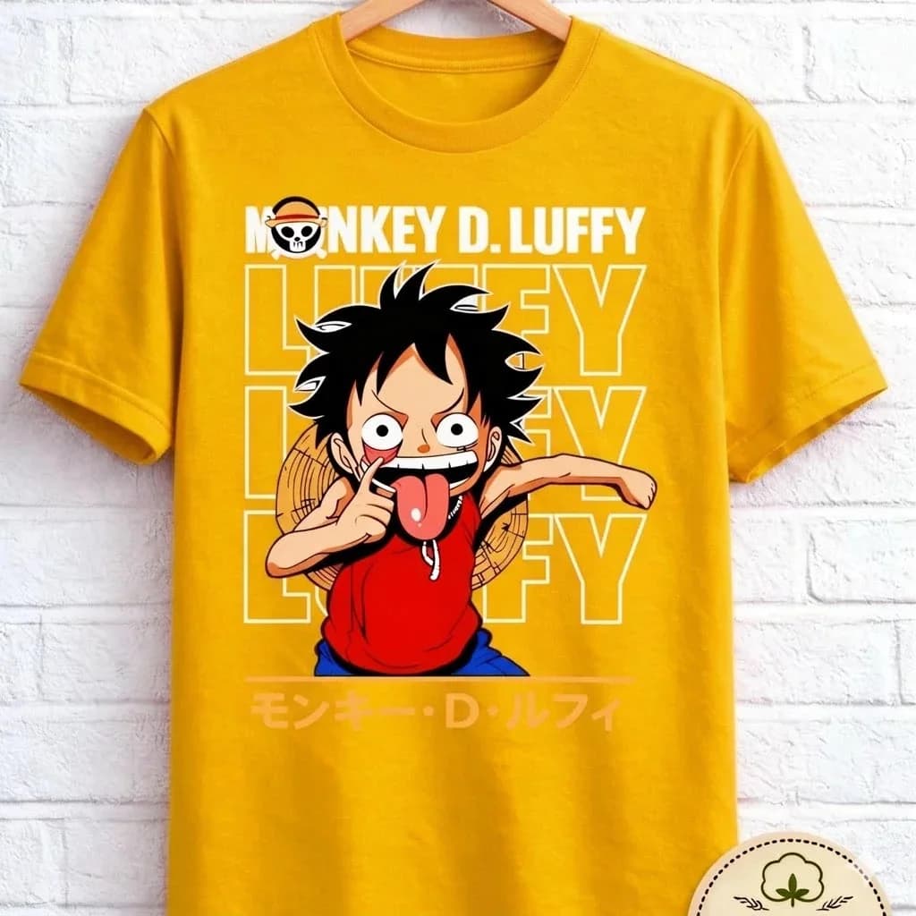 Miniatura 8 de Camiseta One Piece Luffy Unissex