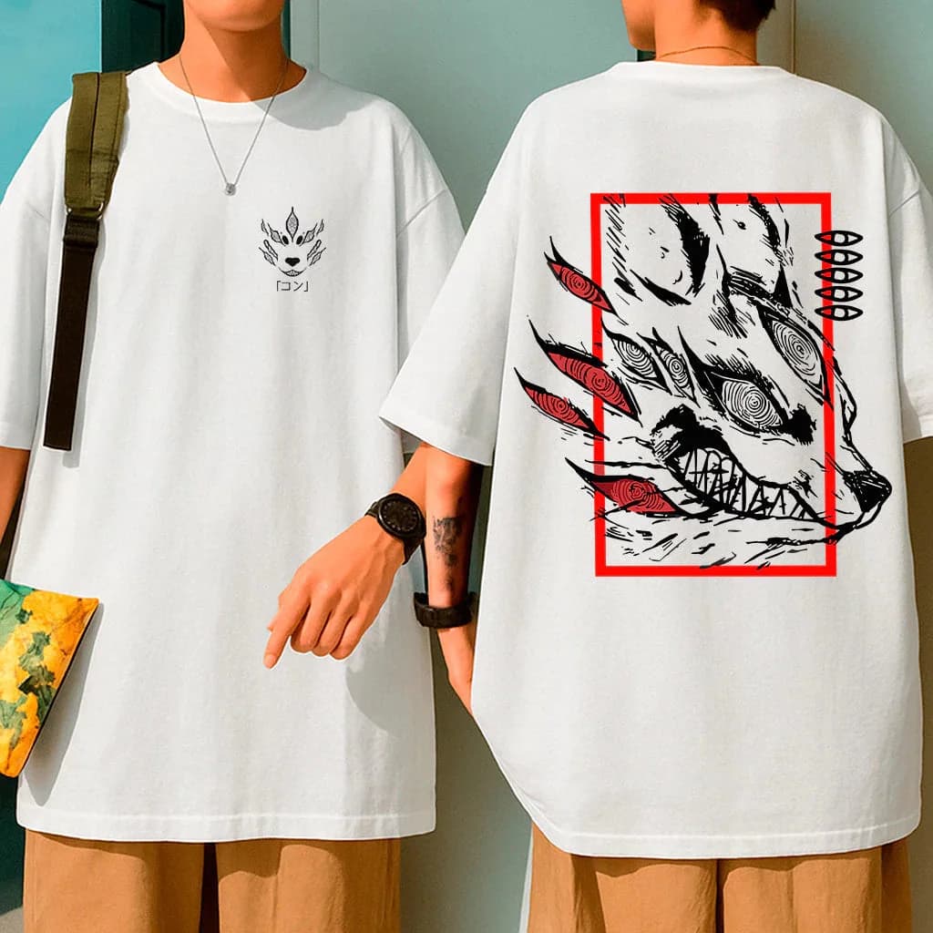 Imagem principal de Oversized Aki Raposa Devil Chainsaw Motossera - Unissex