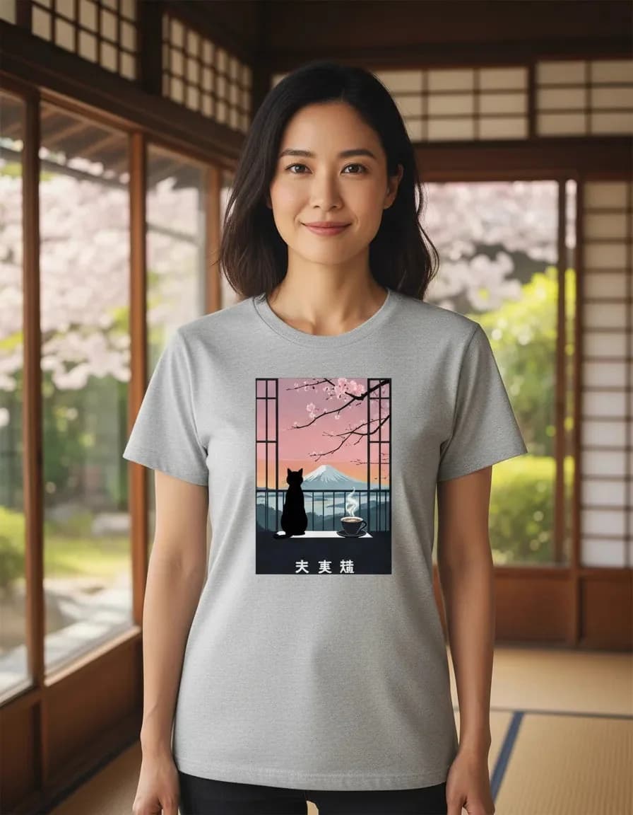 Imagem principal de Camiseta Unissex Gato