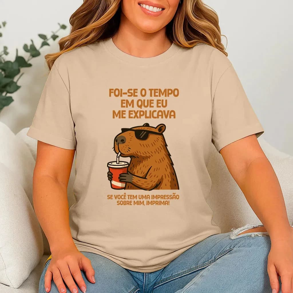 Imagem principal de Camiseta Capivara Unissex