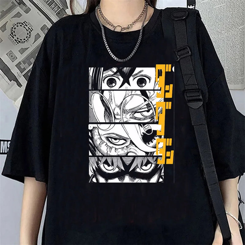 Camiseta Feminina Seiko Ayase Dandadan Anime Curta Harajuku