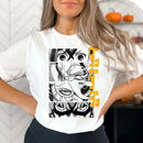 Camiseta Feminina Seiko Ayase Dandadan Anime Curta Harajuku