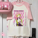 Camiseta Feminina Mitsuri Anime Estilo Japonês Divertida