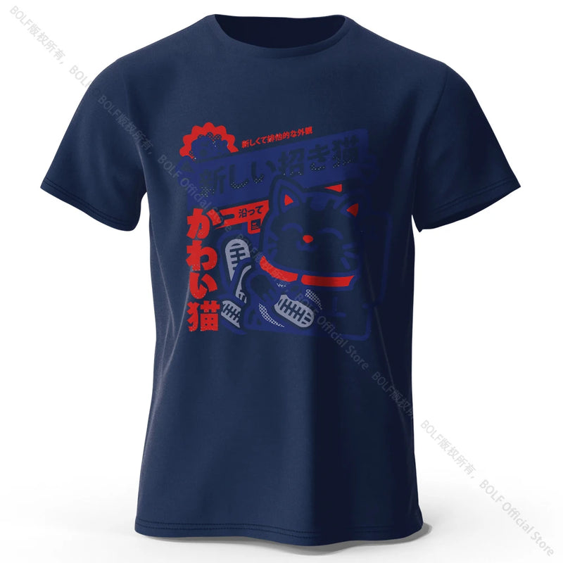 Camiseta Unissex Harajuku Anime Kawaii 100% Algodão