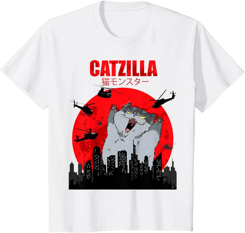 Camiseta Feminina Estampa Gato Japonês Fofo – Arte Divertida para Amantes de Gatos
