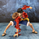Action Figure 18cm Monkey D. Luffy – One Piece Estilo Batalha, Modelo PVC Colecionável
