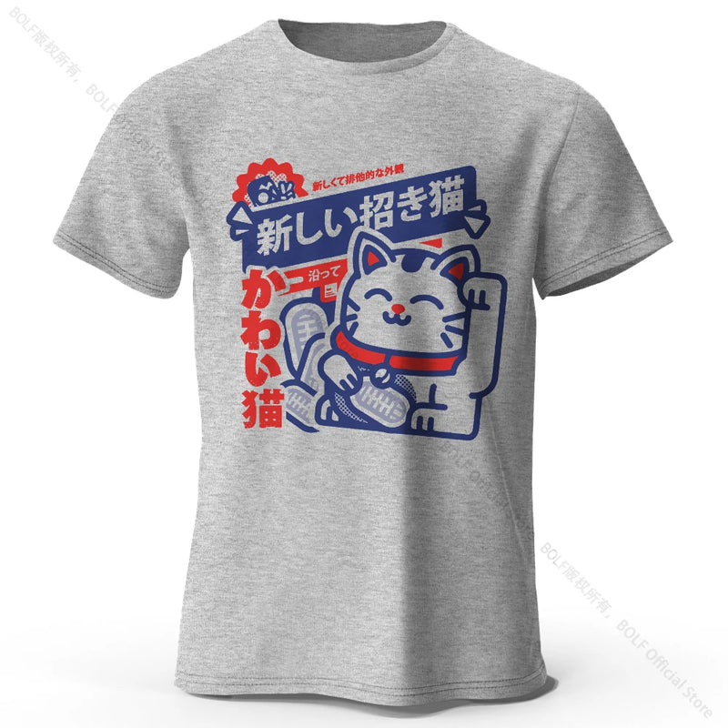 Camiseta Unissex Harajuku Anime Kawaii 100% Algodão