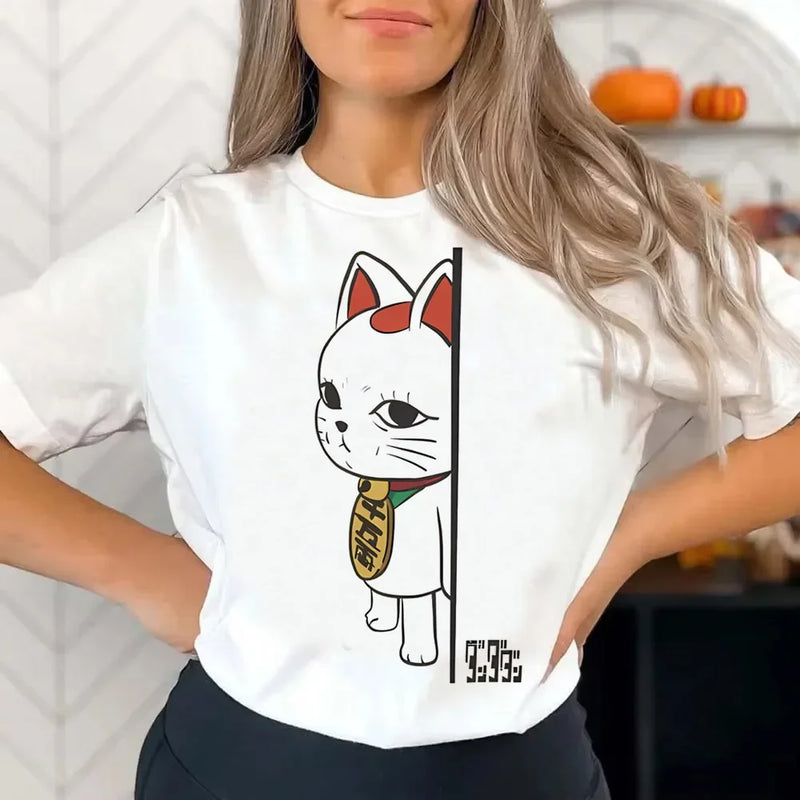 Camiseta Feminina Seiko Ayase Dandadan Anime Curta Harajuku