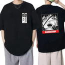 Camiseta Unissex Kakegurui Anime Anos 90 Casual Manga Curta Streetwear