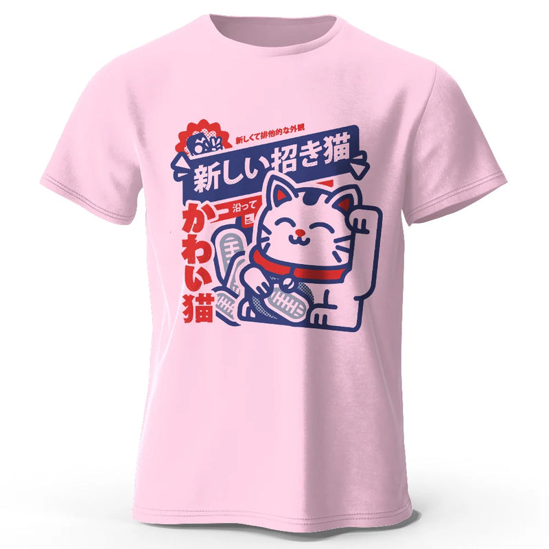 Camiseta Unissex Harajuku Anime Kawaii 100% Algodão