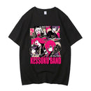 Camiseta Unissex Anime Bocchi The Rock Hitori Gotoh Nijika Algodão Casual Streetwear