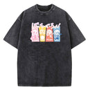 Camiseta Masculina Vintage Anime Bocchi The Rock Banda Algodão Manga Curta