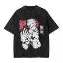 Camiseta Unissex Anime Jujutsu Kaisen Geto Suguru Vintage Harajuku Algodão
