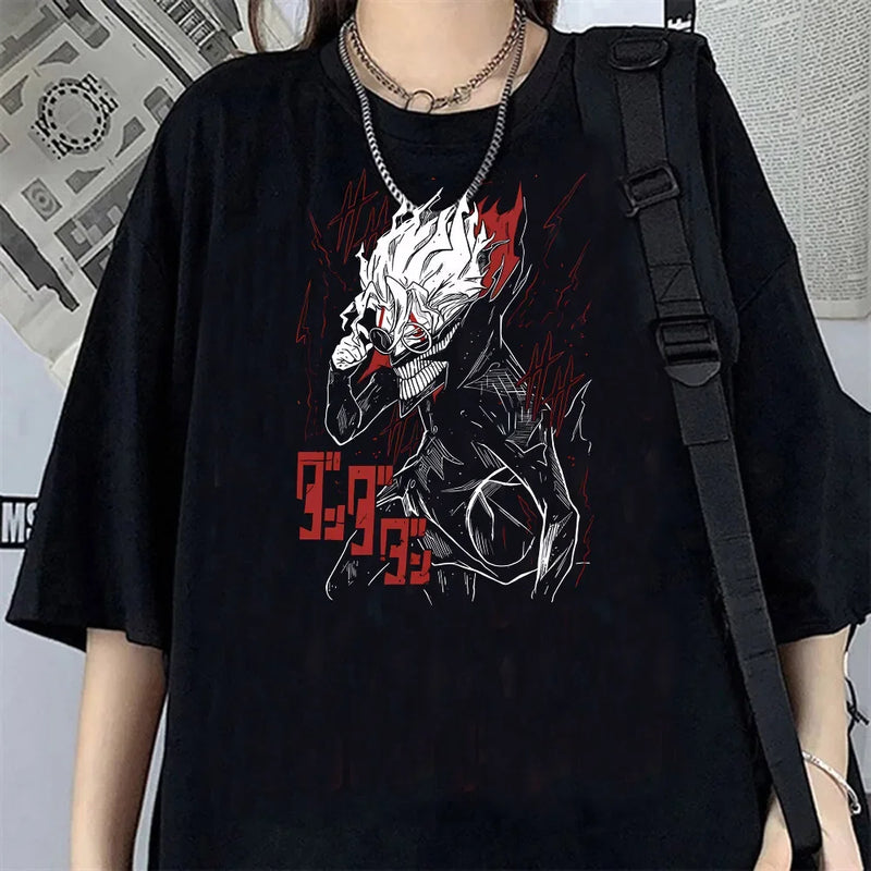 Camiseta Feminina Seiko Ayase Dandadan Anime Curta Harajuku