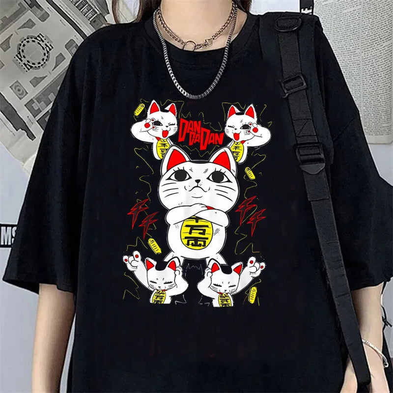 Camiseta Feminina Seiko Ayase Dandadan Anime Curta Harajuku