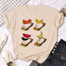 Camiseta Feminina Sushi Manga Harajuku Streetwear Divertida