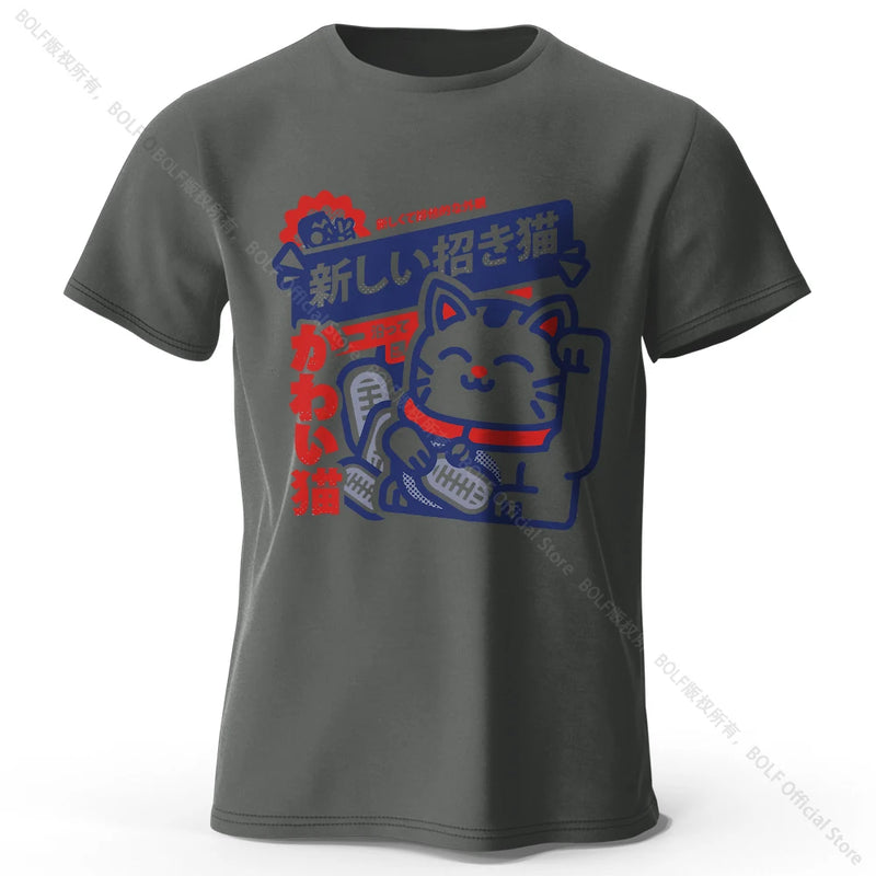 Camiseta Unissex Harajuku Anime Kawaii 100% Algodão