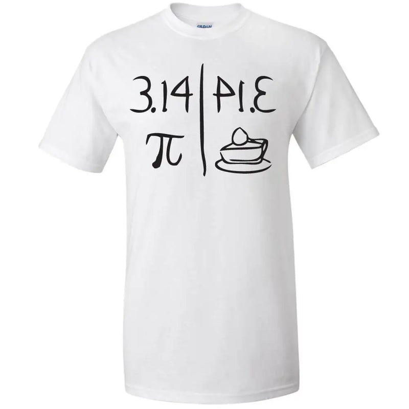 Camiseta Geek Matemática Pi and Pie Dia do Pi Divertida Algodão Masculina