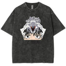 Camiseta Unissex Anime Jujutsu Kaisen Geto Suguru Vintage Harajuku Algodão