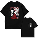 Camiseta Unissex Kakegurui Anime Anos 90 Casual Manga Curta Streetwear