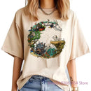 Camiseta Feminina Anime Japonês Dragão Estampa Verão Harajuku Casual