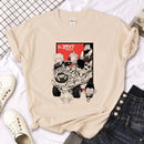 Camiseta Feminina Arale Estilo Japonês Casual Harajuku Solta