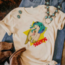 Camiseta Feminina Urusei Yatsura Anime Harajuku Estilo Japonês