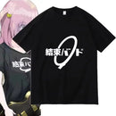 Camiseta Unissex Anime Bocchi The Rock Hitori Gotoh Nijika Algodão Casual Streetwear