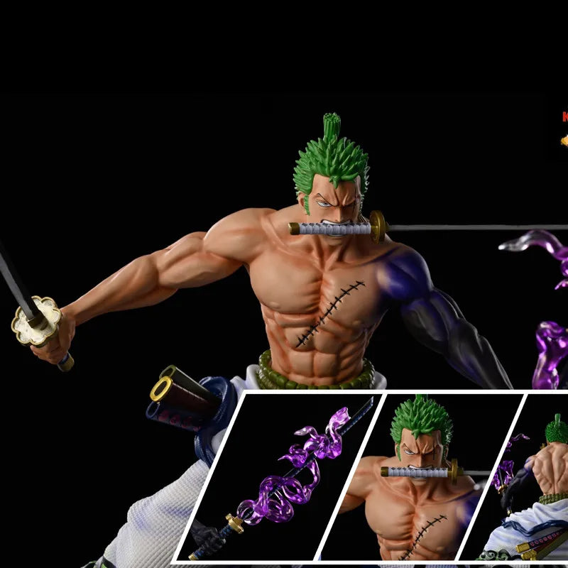 Action Figure 20cm Roronoa Zoro – One Piece Modelo PVC Colecionável
