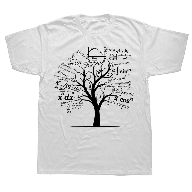 Camiseta Geek Matemática Cálculo Álgebra Estilo Streetwear