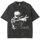 Camiseta Unissex Anime Jujutsu Kaisen Geto Suguru Vintage Harajuku Algodão