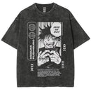 Camiseta Unissex Anime Jujutsu Kaisen Geto Suguru Vintage Harajuku Algodão