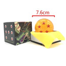 Action Figure Dragon Ball Z 7.6cm – Bola de Cristal Estrelas 1 a 7, Decoração e Presente