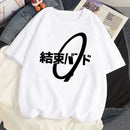 Camiseta Unissex Anime Bocchi The Rock! Hitori Bocchi Kawaii Divertida Y2K