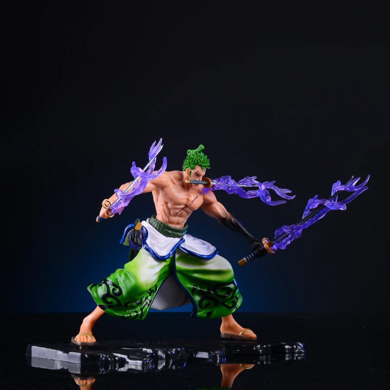 Action Figure 20cm Roronoa Zoro – One Piece Modelo PVC Colecionável