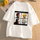 Camiseta Unissex Anime Demon Slayer Kimetsu No Yaiba Verão Manga Curta Streetwear