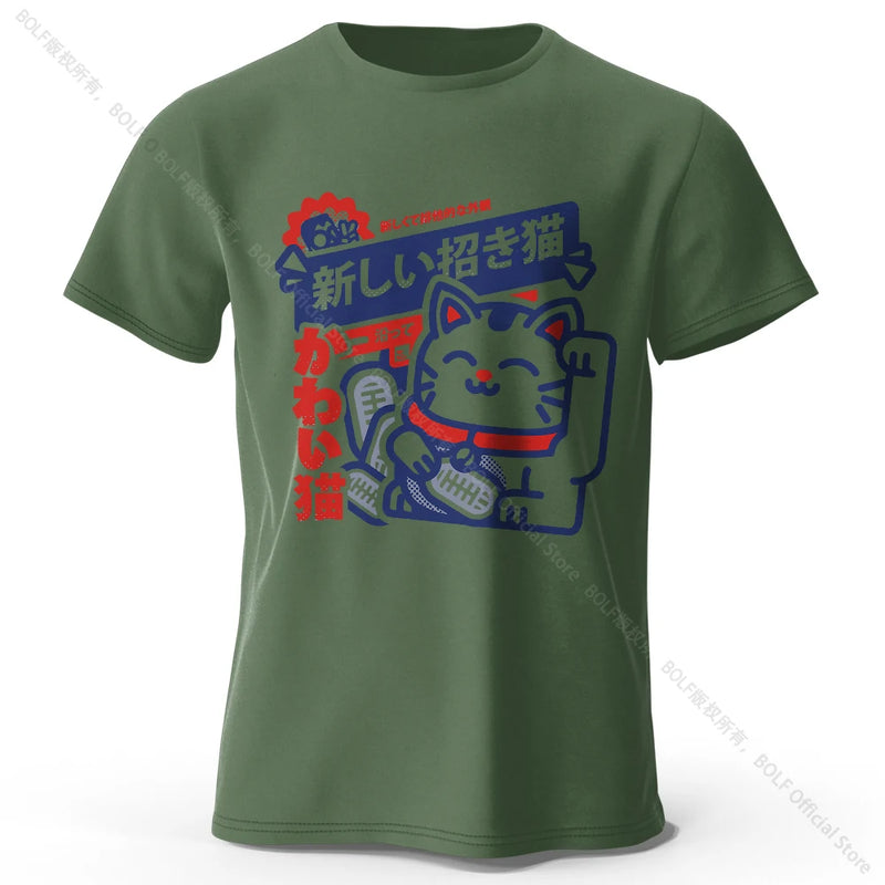 Camiseta Unissex Harajuku Anime Kawaii 100% Algodão